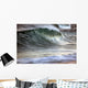 Motion Blur Breaking Wave Wall Decal