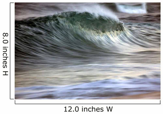 Motion Blur Breaking Wave Wall Decal