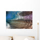 Underwater Breaking Wave Wall Decal Design 2