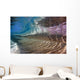 Underwater Breaking Wave Wall Decal Design 2