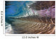 Underwater Breaking Wave Wall Decal Design 2