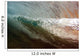Underwater Breaking Wave Wall Decal Design 1