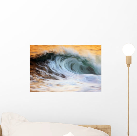 Motion Blur Wave Wall Decal
