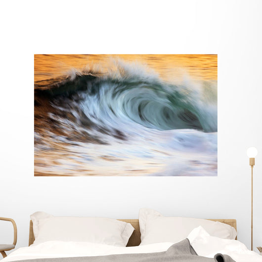 Motion Blur Wave Wall Decal