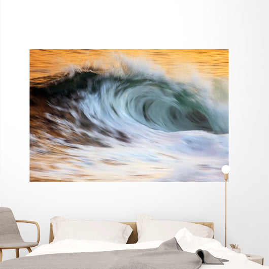 Motion Blur Wave Wall Decal