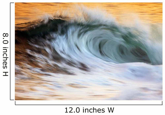 Motion Blur Wave Wall Decal