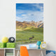 Bull Caribou Approaching Park Wall Decal Design 1