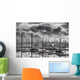 Black and White Fog Wall Decal