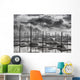 Black and White Fog Wall Decal