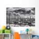 Black and White Fog Wall Decal