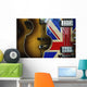 Violin with Union Jack Wall Decal