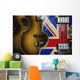 Violin with Union Jack Wall Decal