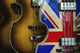 Violin with Union Jack Wall Decal