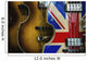 Violin with Union Jack Wall Decal