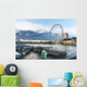 London Eye River Thames Wall Decal Design 2