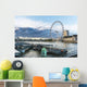London Eye River Thames Wall Decal Design 2