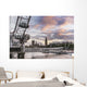London Eye River Thames Wall Decal Design 1