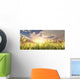 Golden Wheat Field Wall Decal Design 1