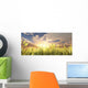 Golden Wheat Field Wall Decal Design 1