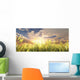 Golden Wheat Field Wall Decal Design 1