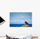 Bald Eagle Perched Rock Wall Decal