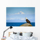 Bald Eagle Perched Rock Wall Decal