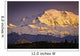 Sunset Glow Mt McKinley Wall Decal Design 2