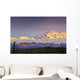 Sunset Glow Mt McKinley Wall Decal Design 1
