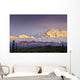 Sunset Glow Mt McKinley Wall Decal Design 1