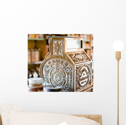 Vintage Cash Register Wall Decal
