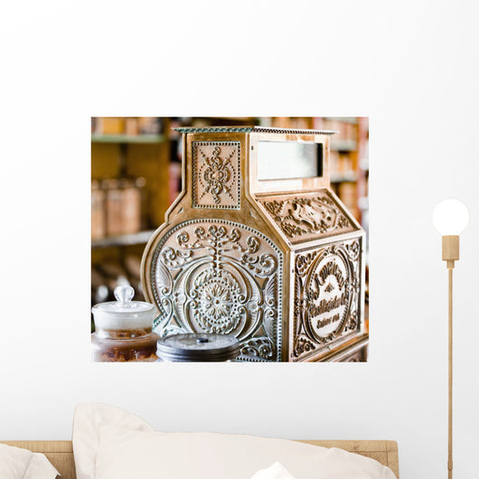 Vintage Cash Register Wall Decal