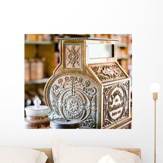 Vintage Cash Register Wall Decal