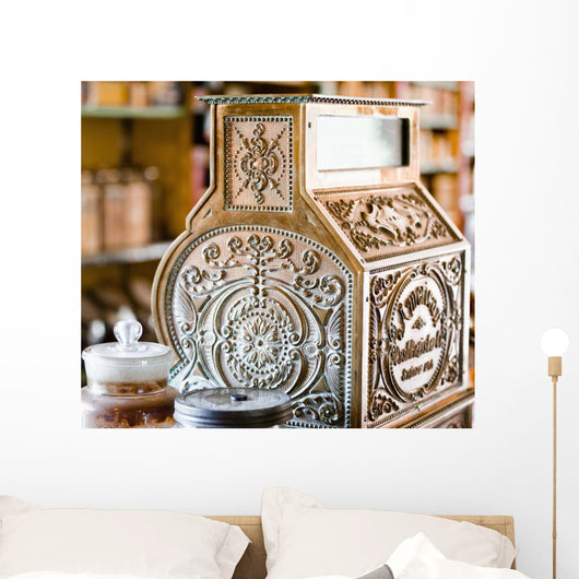 Vintage Cash Register Wall Decal