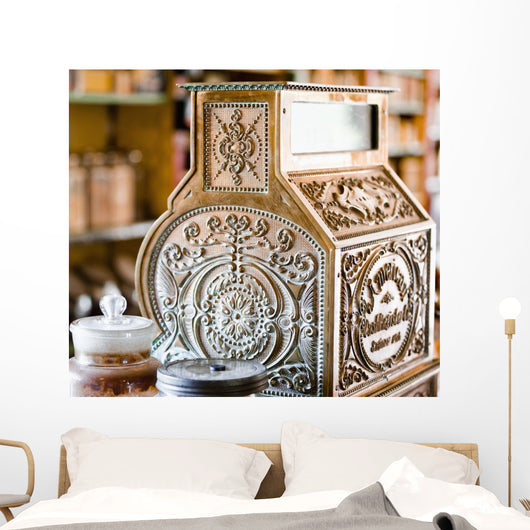 Vintage Cash Register Wall Decal
