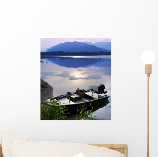 Boat Moored Peg Leg Wall Decal