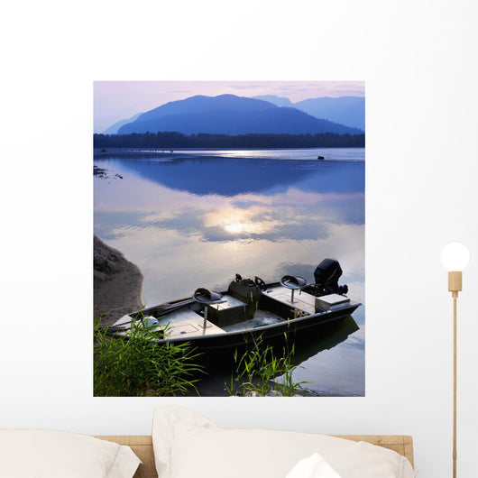 Boat Moored Peg Leg Wall Decal
