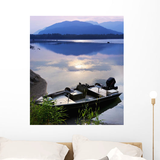 Boat Moored Peg Leg Wall Decal