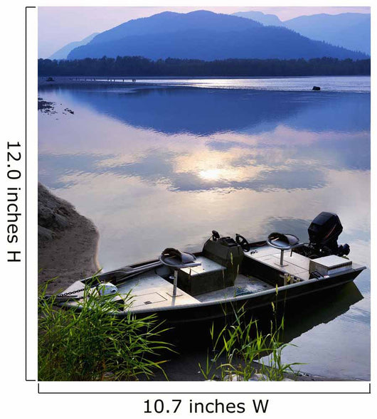 Boat Moored Peg Leg Wall Decal
