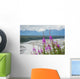 Fireweed with Alaskan Susitna Wall Decal Design 2