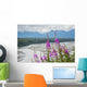 Fireweed with Alaskan Susitna Wall Decal Design 2
