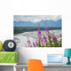 Fireweed with Alaskan Susitna Wall Decal Design 2