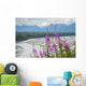 Fireweed with Alaskan Susitna Wall Decal Design 2
