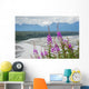 Fireweed with Alaskan Susitna Wall Decal Design 2