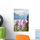 Fireweed with Alaskan Susitna Wall Decal Design 1