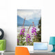 Fireweed with Alaskan Susitna Wall Decal Design 1