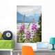 Fireweed with Alaskan Susitna Wall Decal Design 1