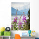 Fireweed with Alaskan Susitna Wall Decal Design 1