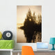 Sunset Trees Reflected Chena Wall Decal