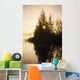 Sunset Trees Reflected Chena Wall Decal