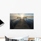 Sunset over Pier Chena Wall Decal